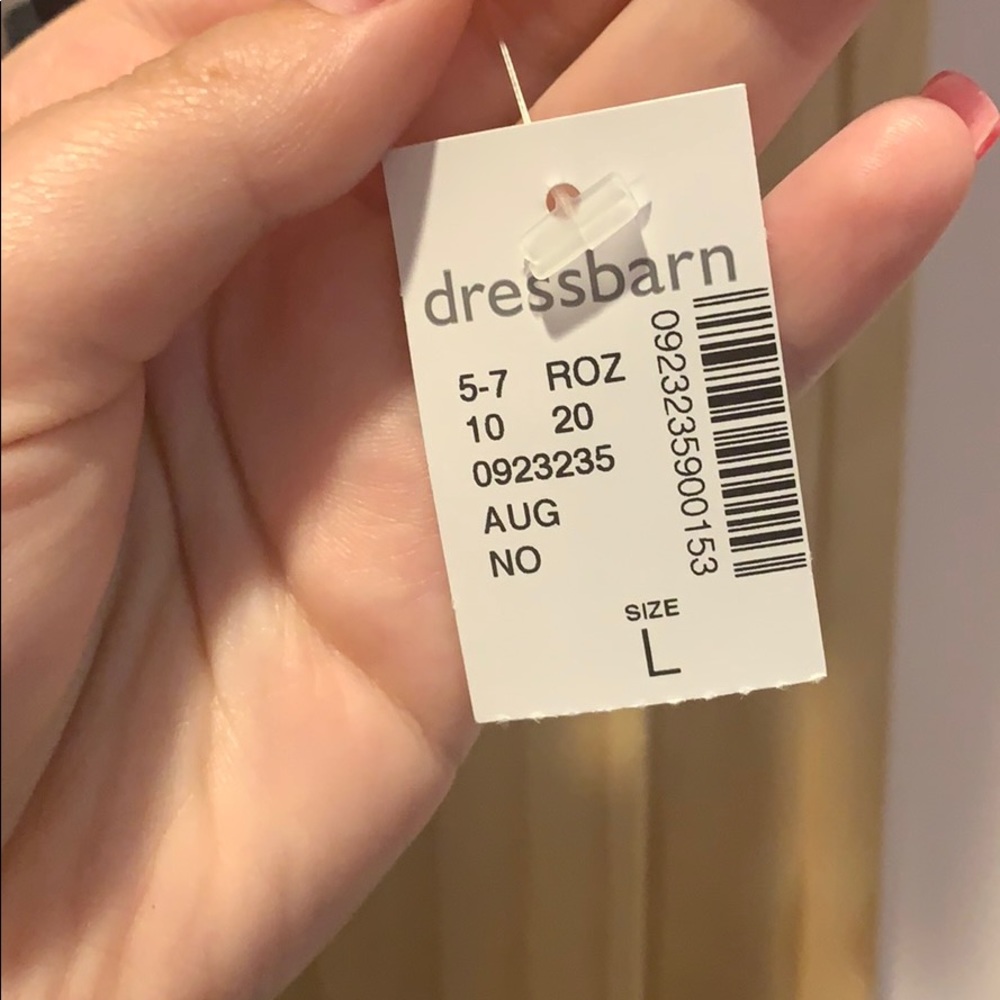 Dress Barn Vneck green/blue cheetah pattern - Picture 2 of 3